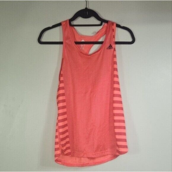 Adidas Sleeveless Tripe Activewear Tank Top Size S - Picture 1 of 4
